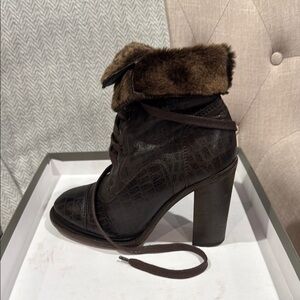 UGG Collection Espresso Ankle Boots